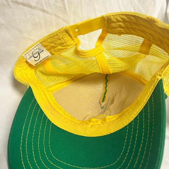 Vintage John Deere Snapback Mesh Trucker Hat Cap by Cary Francis Group - Picture 3 of 3